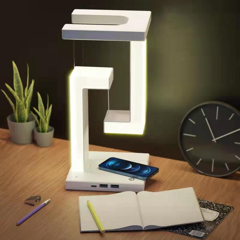 Levitating Wireless Charging Desk Lamp