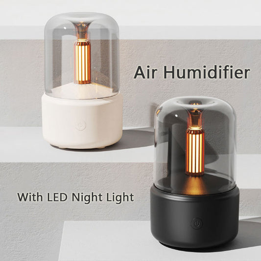 Candlelight Aroma Diffuser & Air Humidifier (120ml, USB)